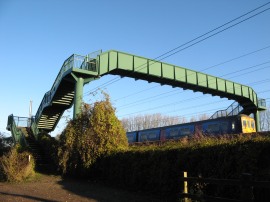 Footbridge over the railway