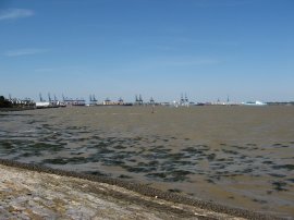 View across Harwich Harbour