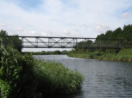 Footbridge over the river