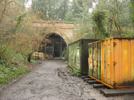 Northern Entrance to the Crescent Wood rail tunnel