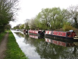 Moorings besides the Canal nr Iver