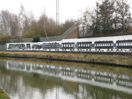 Wolverton rail mural