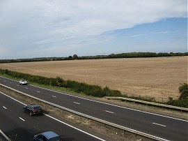 Crossing over the A14