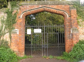 Entrance to Audley Park