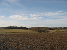 View across the valley of the River Ash