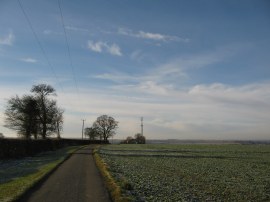 Road leading to Friars Lane