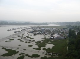 View from the Medway Bridge