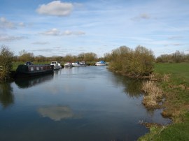 Boats on the Thames nr Lechlade