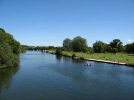 View over Pangbourne Meadows