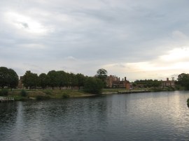 View over to Hampton Court Palace