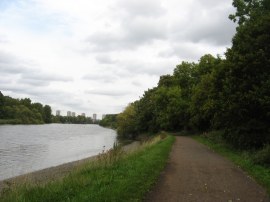 View downstream towards Kew