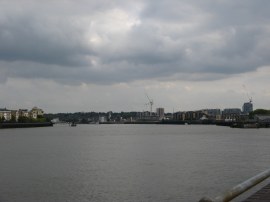 View down river to Greenwich