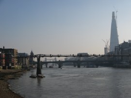View towards the Millennium Bridge