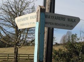 Wayfarers Walk signpost