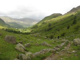 View back down to Borrowdale