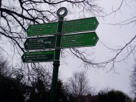 Signpost, Crystal Palace Park