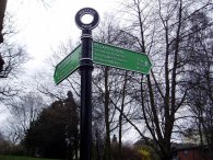 Fingerpost,  Westow Park