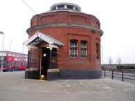 Woolwich Foot Tunnel - North entrance