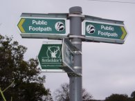 Hertfordshire Way signpost