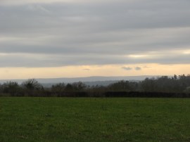 View towards the South Downs