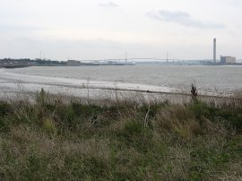 View towards the Dartford Bridge