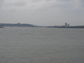 View up river from Purfleet