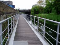 Walkway besides the Limehouse Cut