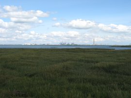 View towards the Isle of Grain