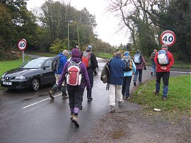 Setting off from Limpsfield Chart