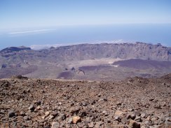 iew over Las Caadas crater