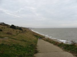 View back to Herne Bay