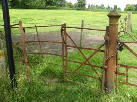 Rusty Gate by Brook Road